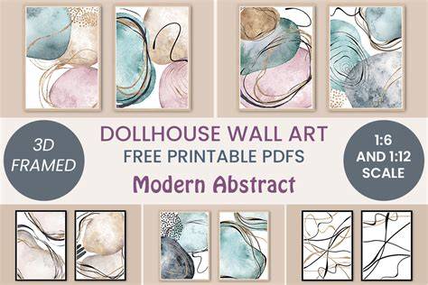 Modern Dollhouse Printables