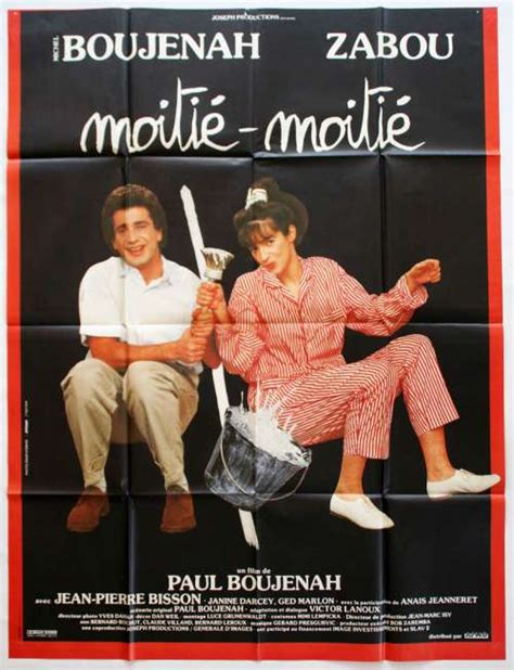 Moitié-moitié (1989) film online,Paul Boujenah,Michel Boujenah,Zabou Breitman,Jean-Pierre Bisson,Janine Darcey