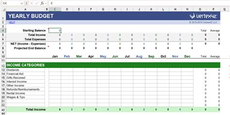 Money Tracker Template Excel