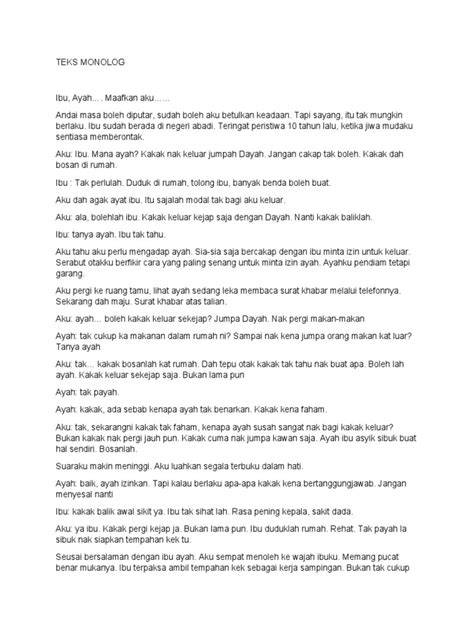 Monolog Pendidikan