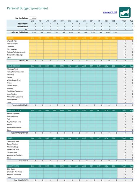 Monthly-Budget-Excel-Spreadsheet-Template
