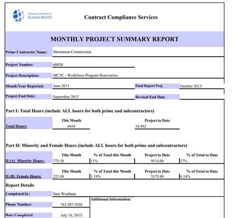 Monthly Reports Templates