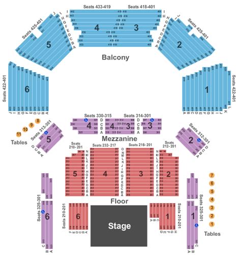Moody Theatre Seating Chart