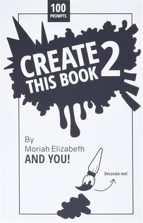Moriah Elizabeth Create This Book 2 Cover Printable