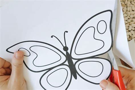 Mosaic Butterfly Template