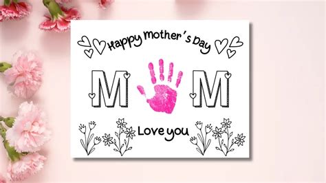 Mother's Day Handprint Printable