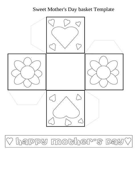 Mothers Day Craft Template