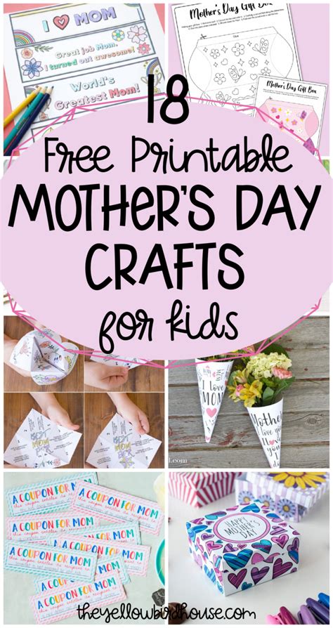 Mothers Day Crafts Printable