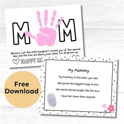 Mothers Day Poem Template