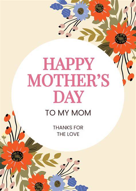 Mothers Day Template