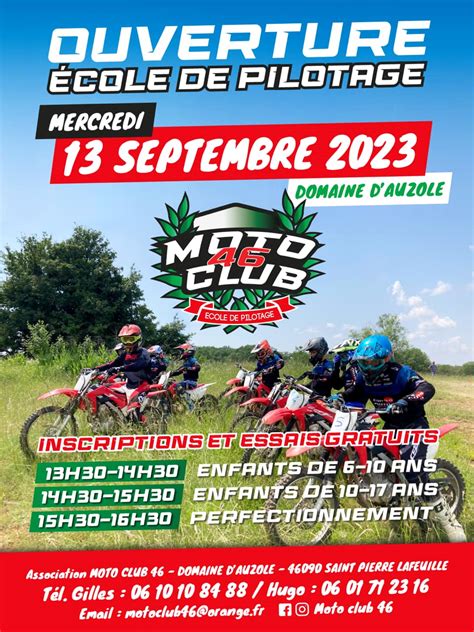 Moto Club 46 à Saint-Pierre-Lafeuille