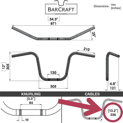 Motorcycle Handlebar Diameter Chart