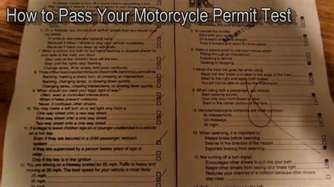 Motorcycle License Test
