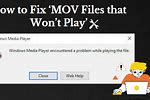 Mov File Won't Play