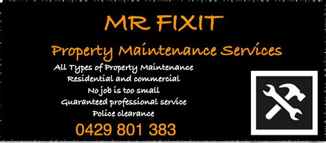 Mr Fixit Property Maintenance Services
