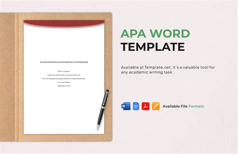 Ms Word Apa Format Template