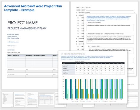 Ms Word Project Plan Template