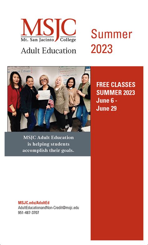 Msjc Course Catalog