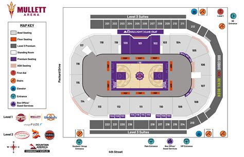 Mullett Arena Seating Chart