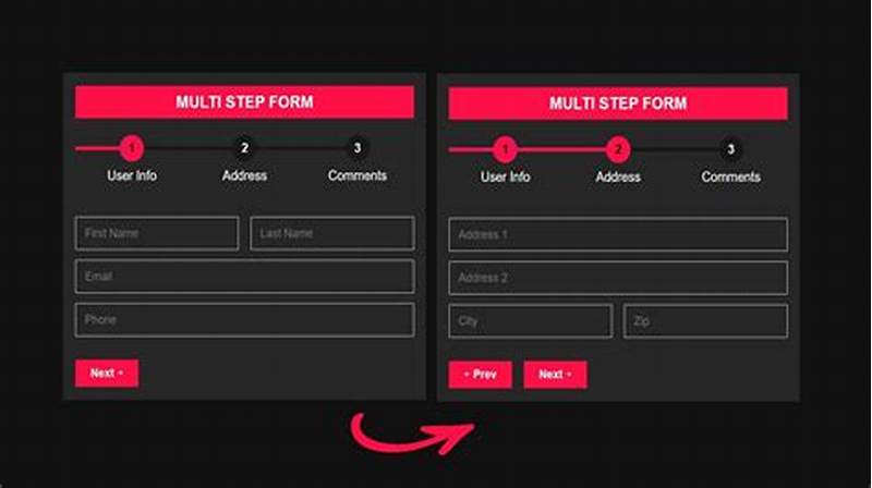Multi Step Html Form