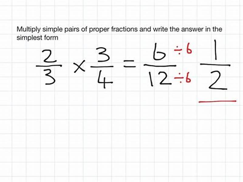 Multiply Write In Simplest Form