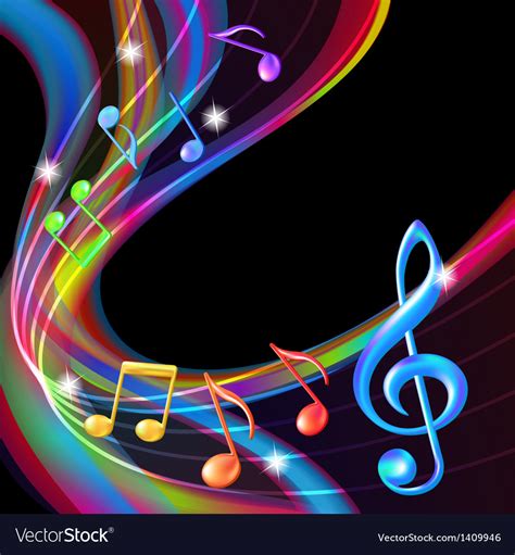 Music Notes Abstract Vector