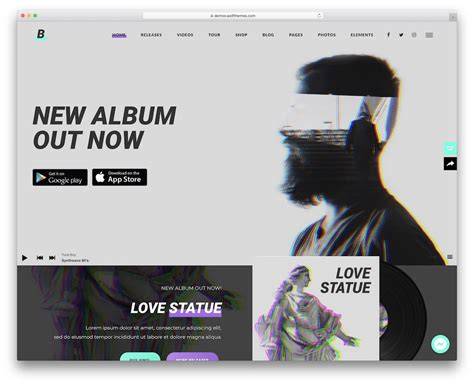 Music Site Template