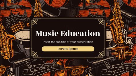 Music Template Google Slides