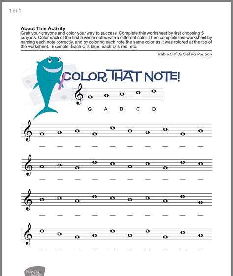 Music Theory Printables