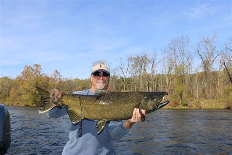Muskegon River Fishing in Fall