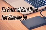My External Hard Drive Is Not Showing Up