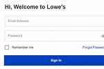 My Lowe's Account Log In