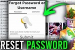 My Roblox Password
