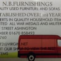 N B pre-owned furnishings