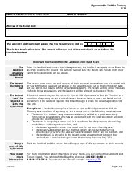 N11 Form Ontario Agreement End