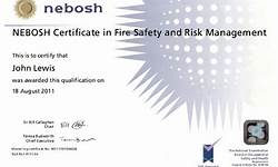 NEBOSH Fire Safety and Risk Management Certificate
