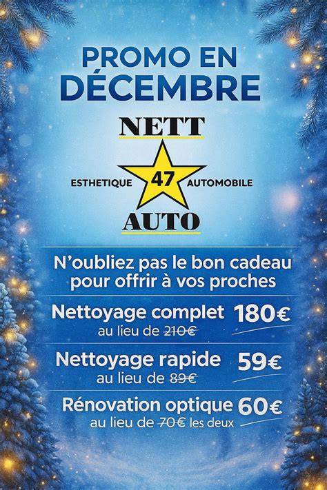 NETT AUTO 47 à Fauillet