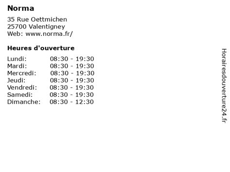 NORMA - Valentigney à Valentigney