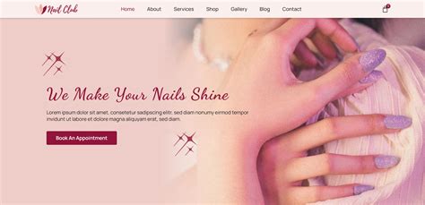 Nail Website Template