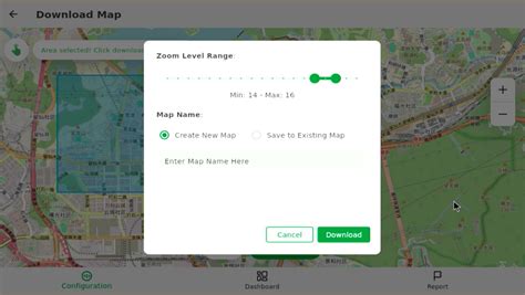 Naming Offline Map