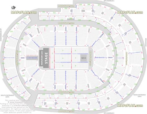 Nashville Bridgestone Arena Seating Chart