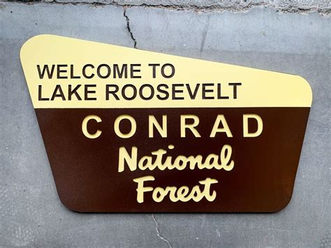National Forest Sign Template
