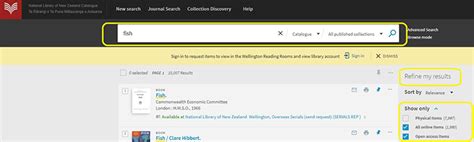 National Library Catalogue Search