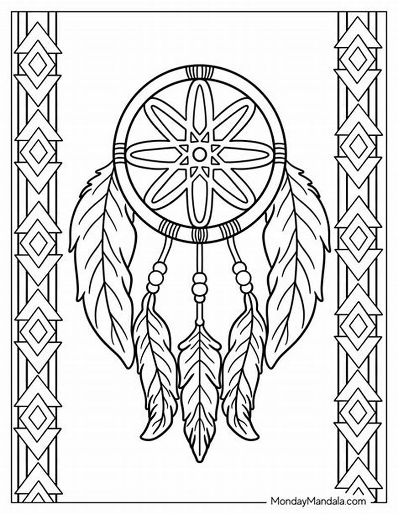 Native American Pattern Coloring Pages