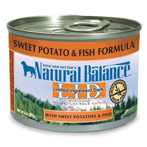 Natural Balance Sweet Potato and Fish dog food