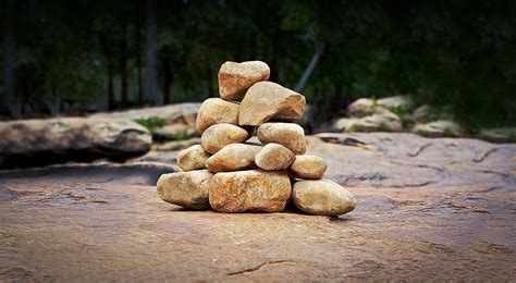 Natural stones altar
