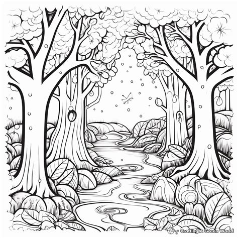 Nature Coloring Pages Free Printable