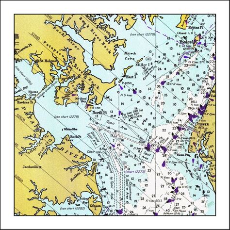 Nautical Chart Chesapeake Bay