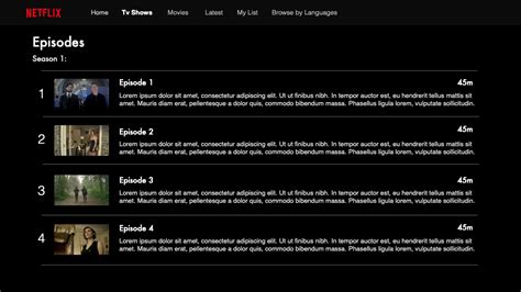 Netflix Episode Template