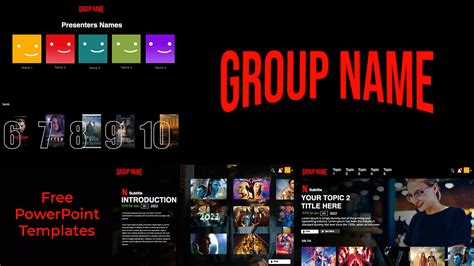 Netflix Google Slide Template